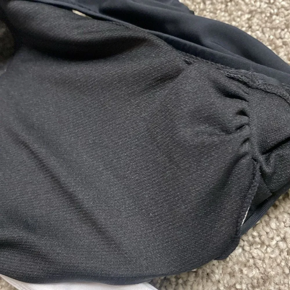 Sexy Black & White High Neck Bikini Swimsuit size 10